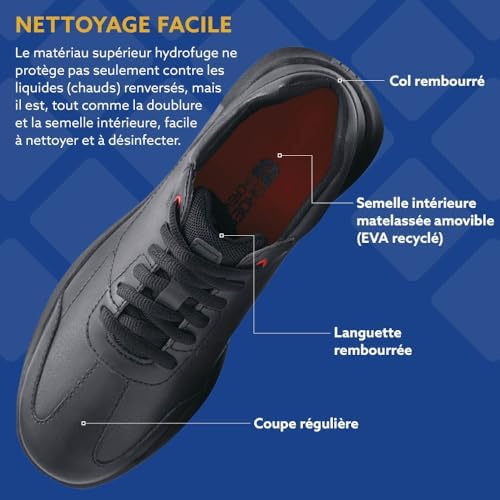 Vue 4 de Baskets De Travail Antiderapantes