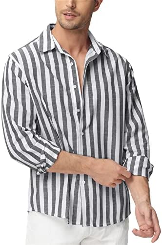 Vue 2 de Chemise Homme Rayee Manches