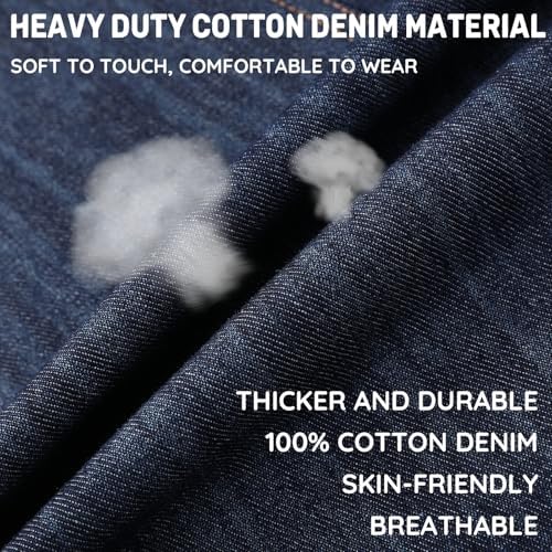 Vue 4 de Tablier En Denim Coton