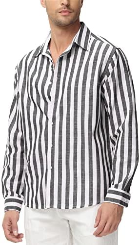 Vue 4 de Chemise Homme Rayee Manches