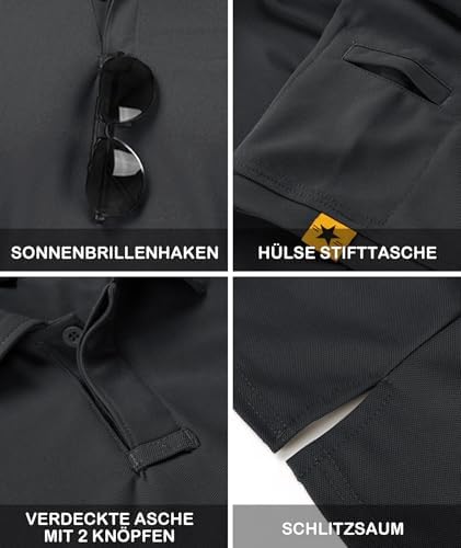 Vue 5 de Polo Hommes Manches Courtes