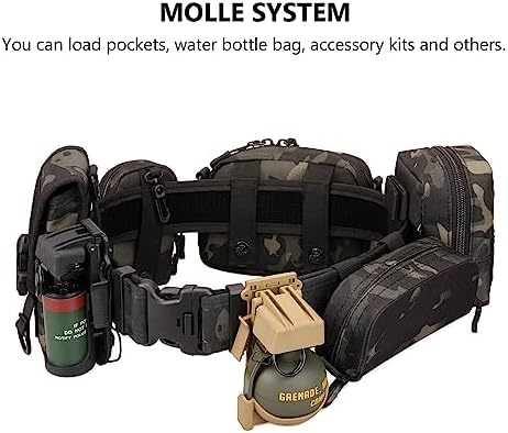 Vue 5 de Ceinture Tactique Hommes Ceinture