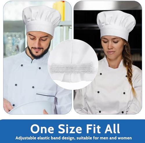 Vue 2 de Bonnet De Cuisinier Unisexe