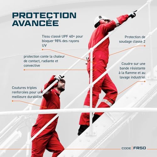 Vue 3 de Portwest Fr Combinaison Reflechissante