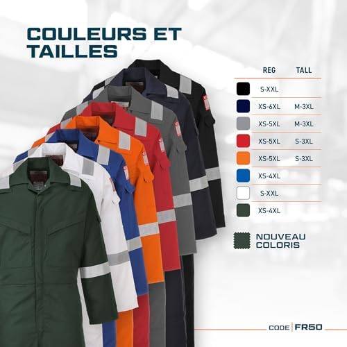 Vue 4 de Portwest Fr Combinaison Reflechissante