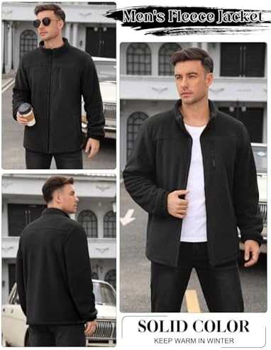 Vue 2 de Veste Polaire Homme Hiver