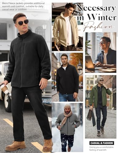 Vue 6 de Veste Polaire Homme Hiver