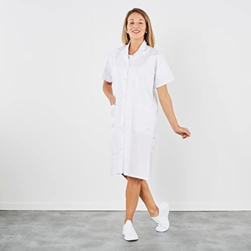 Vue 2 de Blouse Travail Femme Manches