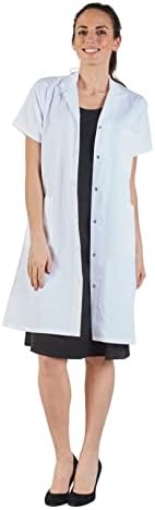 Vue 3 de Blouse Travail Femme Manches