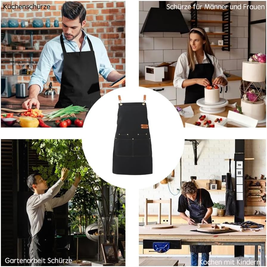 Vue 7 de Vowobest Tablier De Cuisine