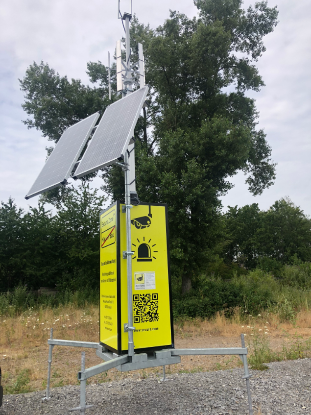 Baustellenüberwachung Secura5 wind Solar 1 - Baustellenüberwachung