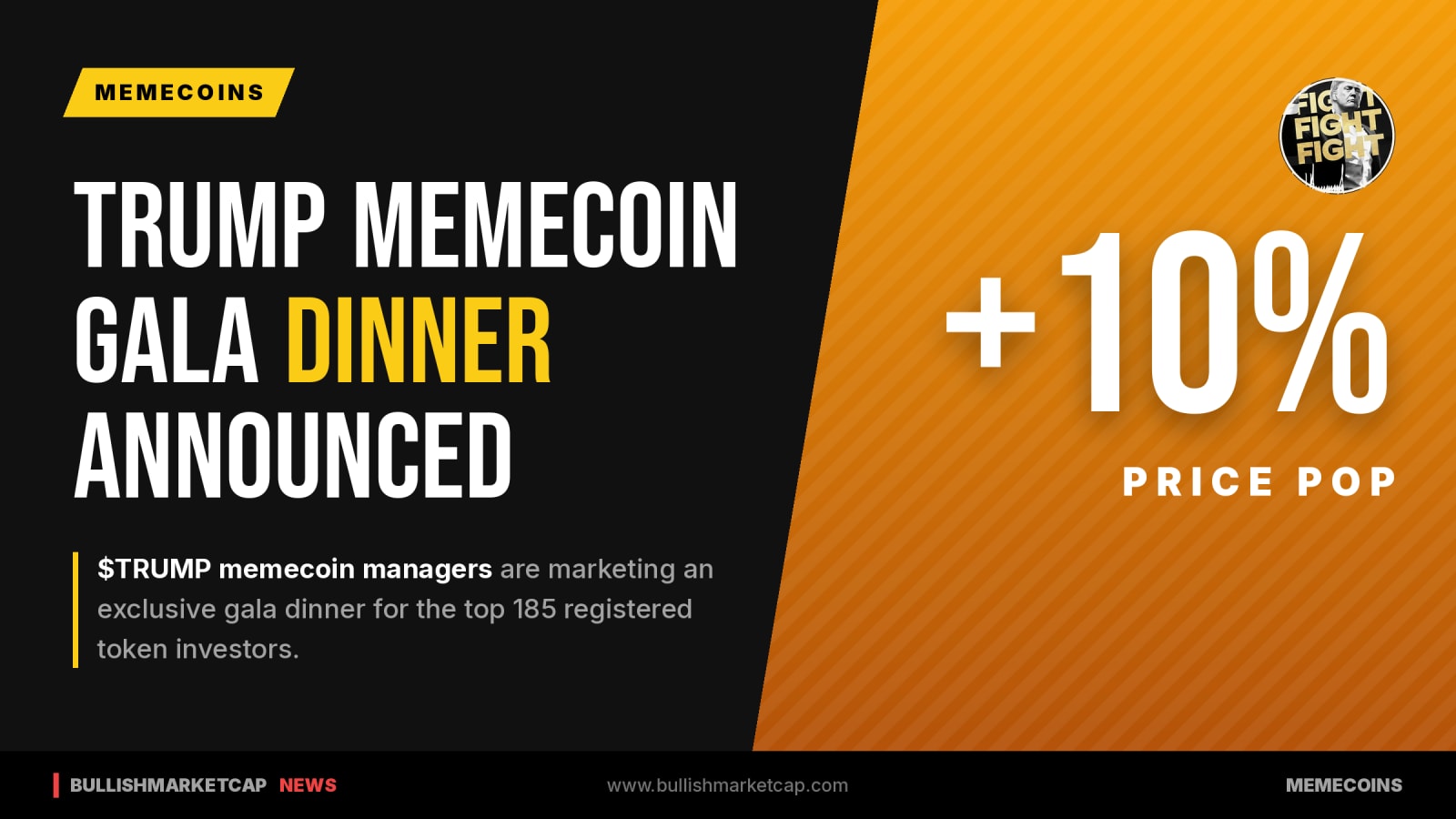 Trump Memecoin Managers Market Another Exclusive Gala Dinner for Top Investors