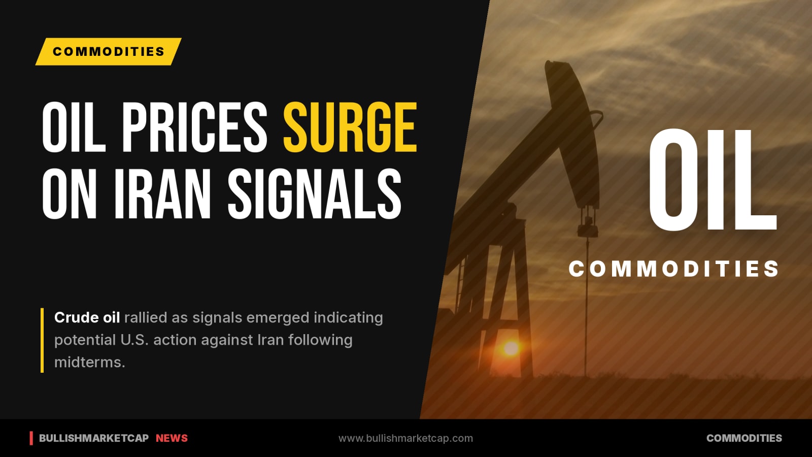 Oil Prices Rally as Signal Emerges Over Potential U.S. Action on Iran