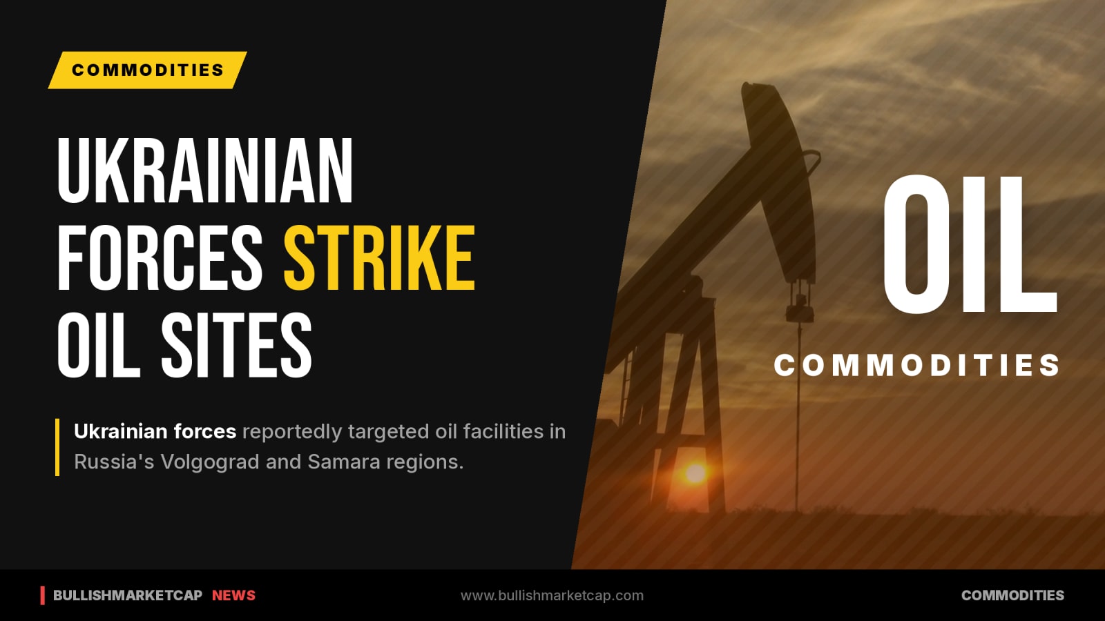 Ukrainian Forces Reportedly Strike Oil Facilities in Volgograd and Samara