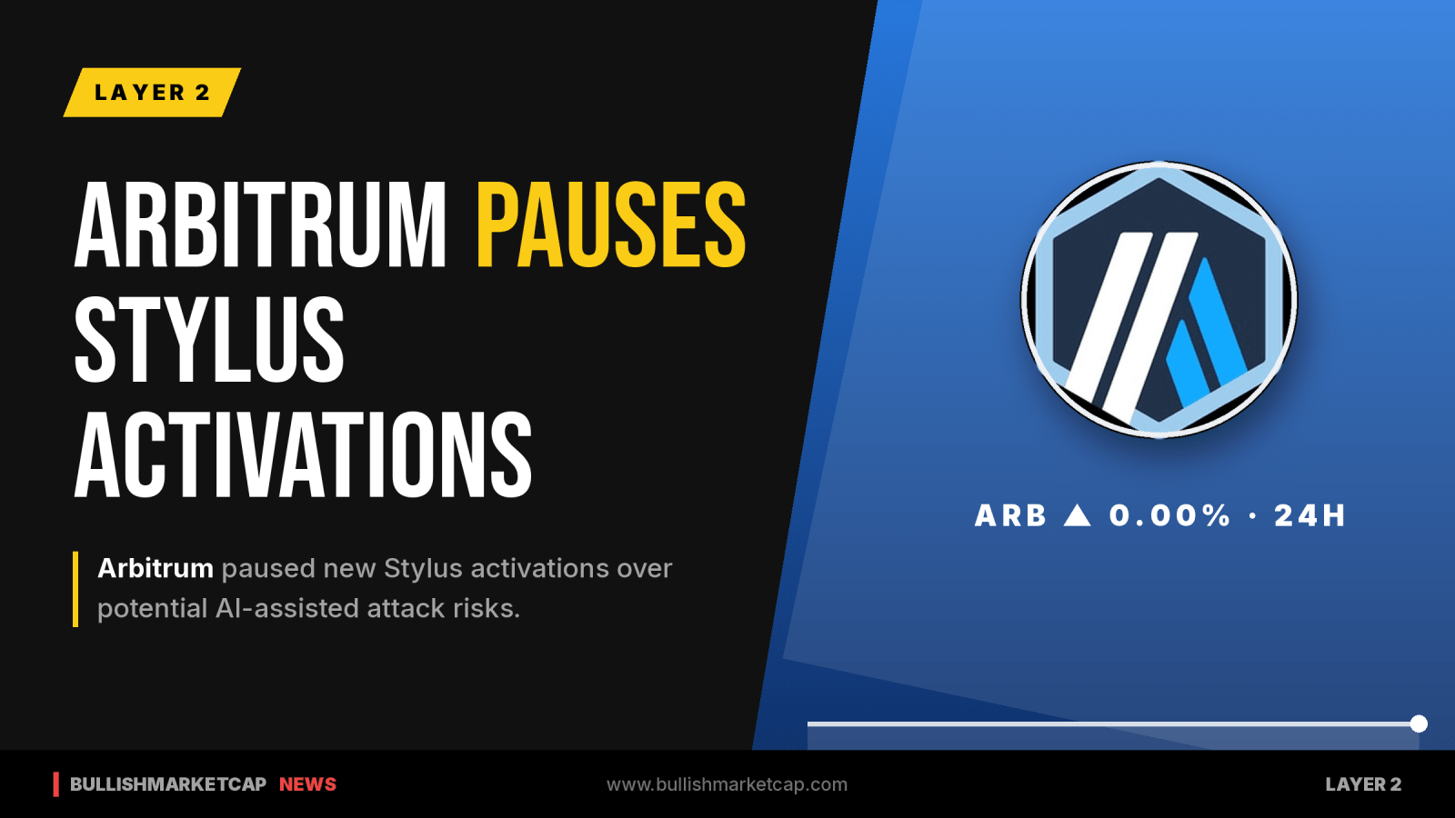 Arbitrum Pauses New Stylus Activations Over Attack Risks