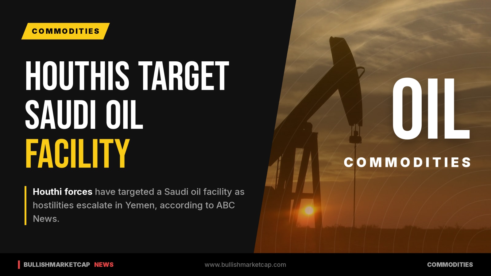 Iran-Backed Houthis Target Saudi Oil Facility