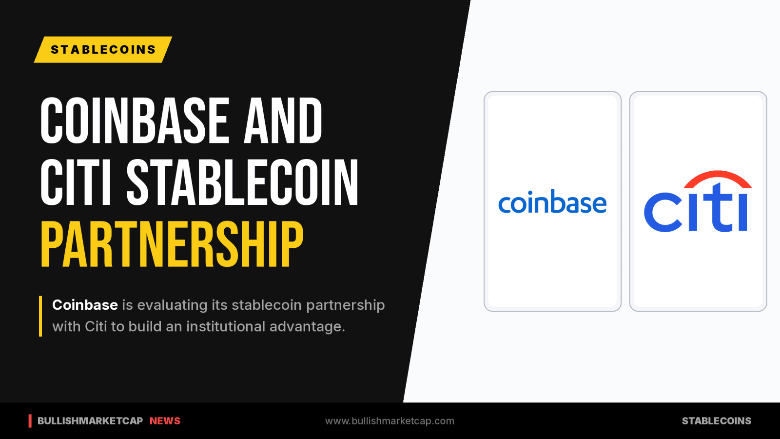 Coinbase Explores Citi Stablecoin Partnership