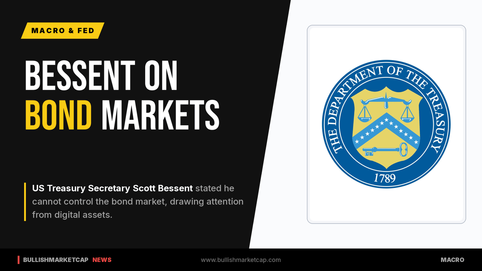 Scott Bessent Admits Bond Market Control Limits