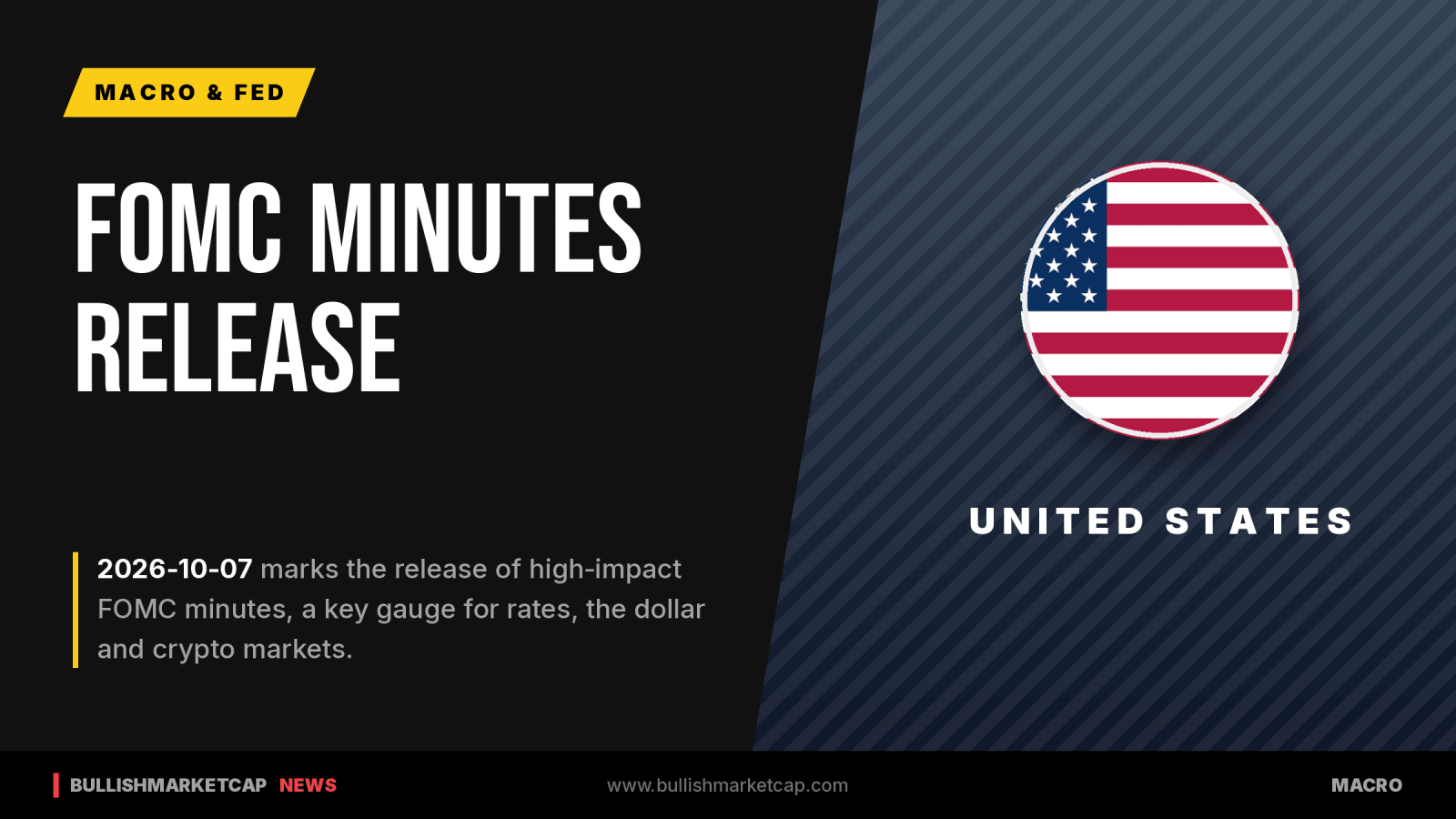 FOMC Minutes Set for Release Ahead of Crypto Markets