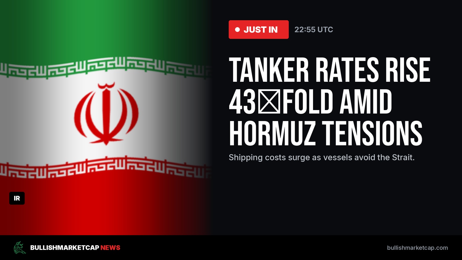 Tanker Costs Surge 43‑Fold Amid Hormuz Tensions