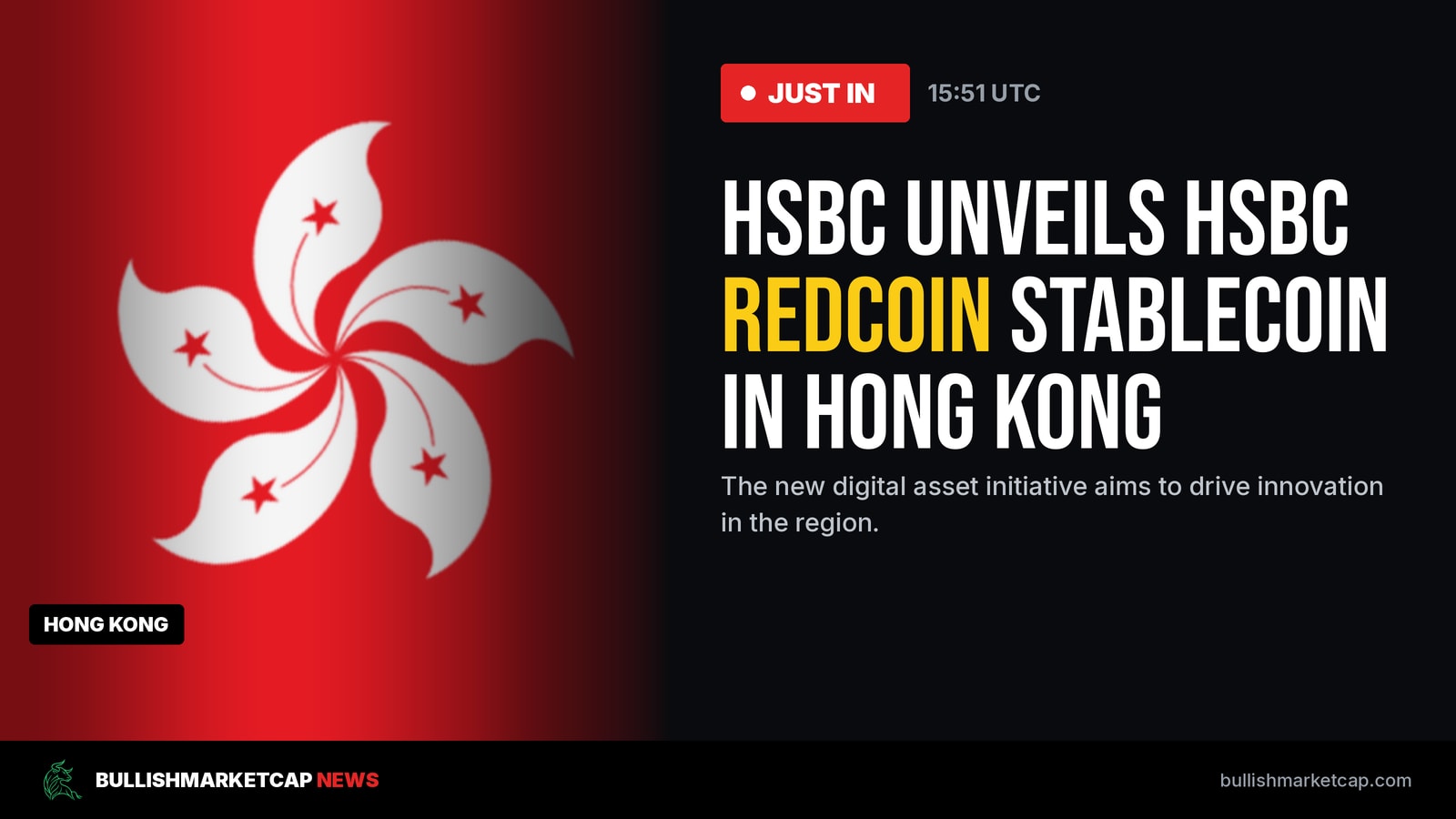HSBC Launches HSBC RedCoin Stablecoin in Hong Kong