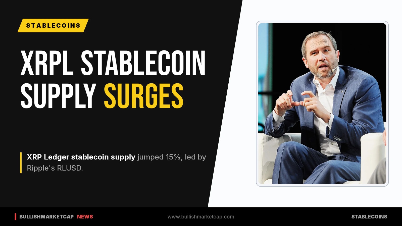 XRPL Stablecoin Supply Jumps 15% as Ripple RLUSD Leads