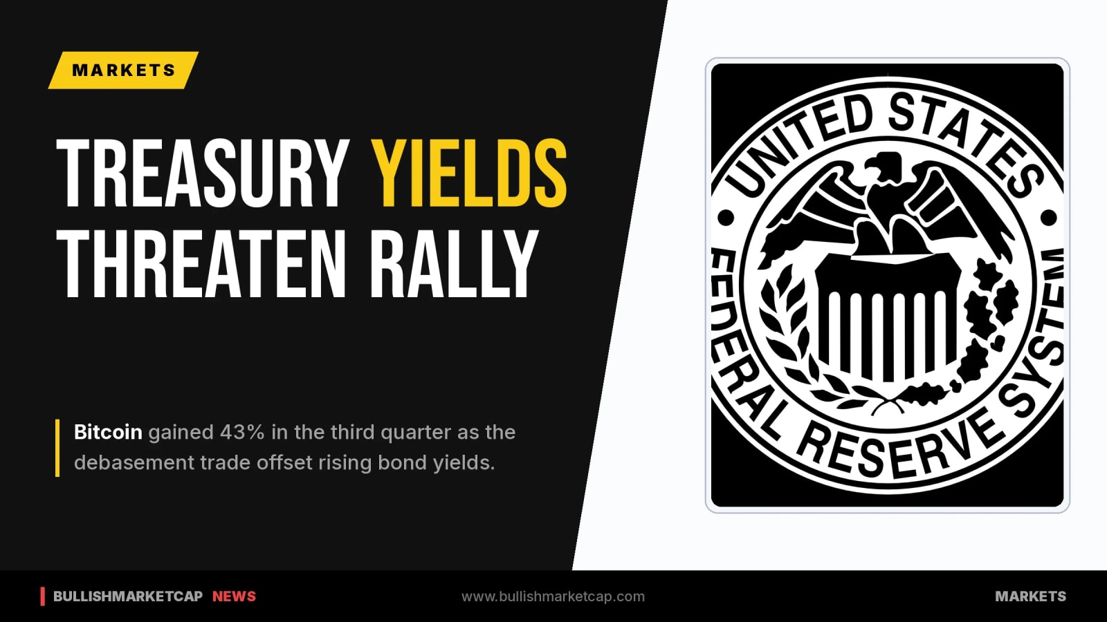 Treasury Yields Threaten Bitcoin Third Quarter Rally