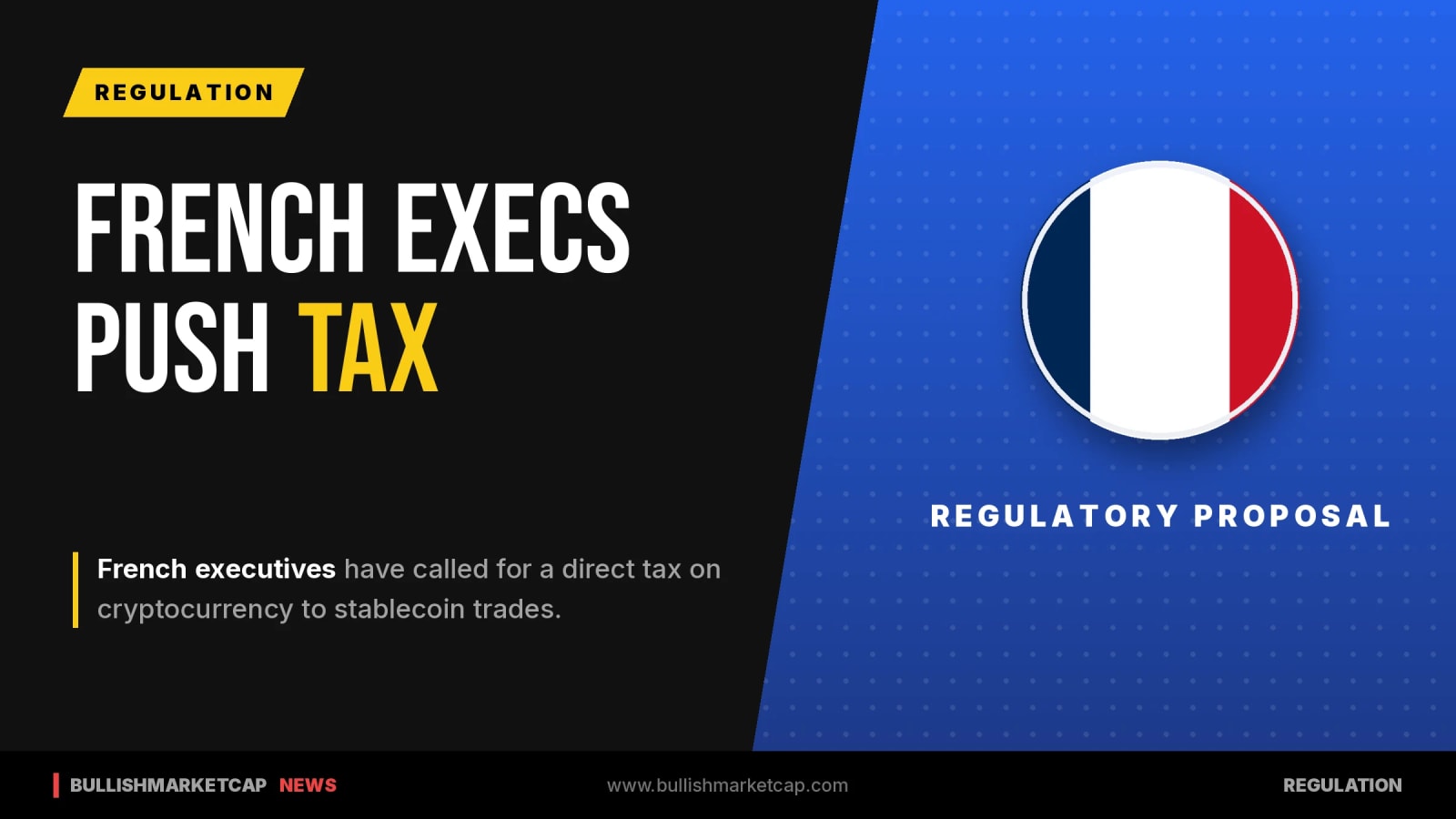 French Executives Call For Direct Tax On Crypto Stablecoins