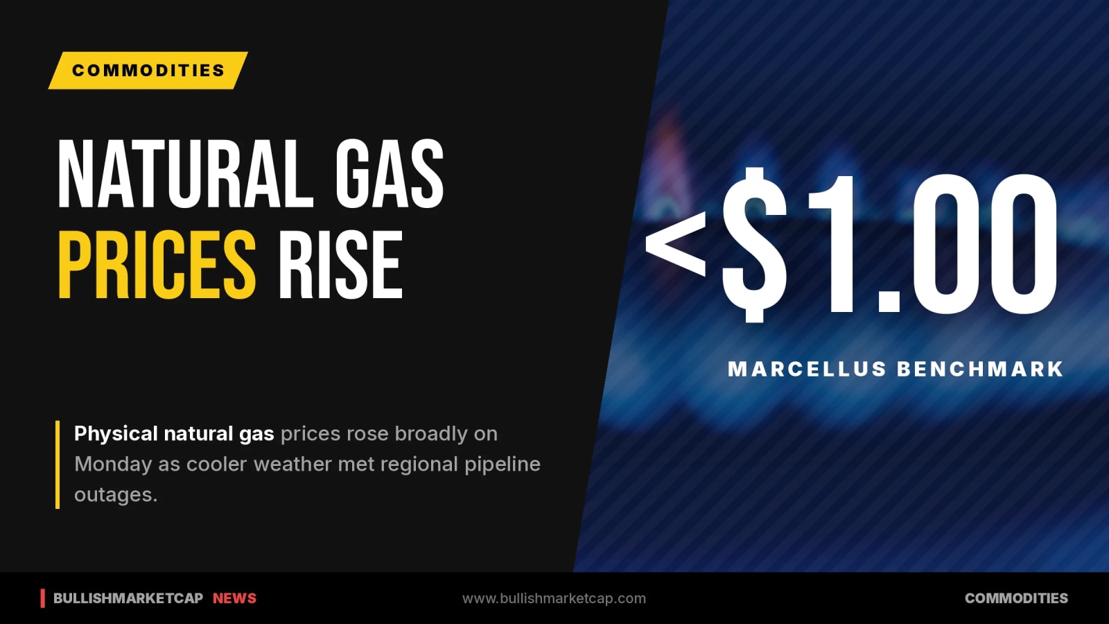 Natural Gas Cash Prices Rise Amid Fall Chill And Outages