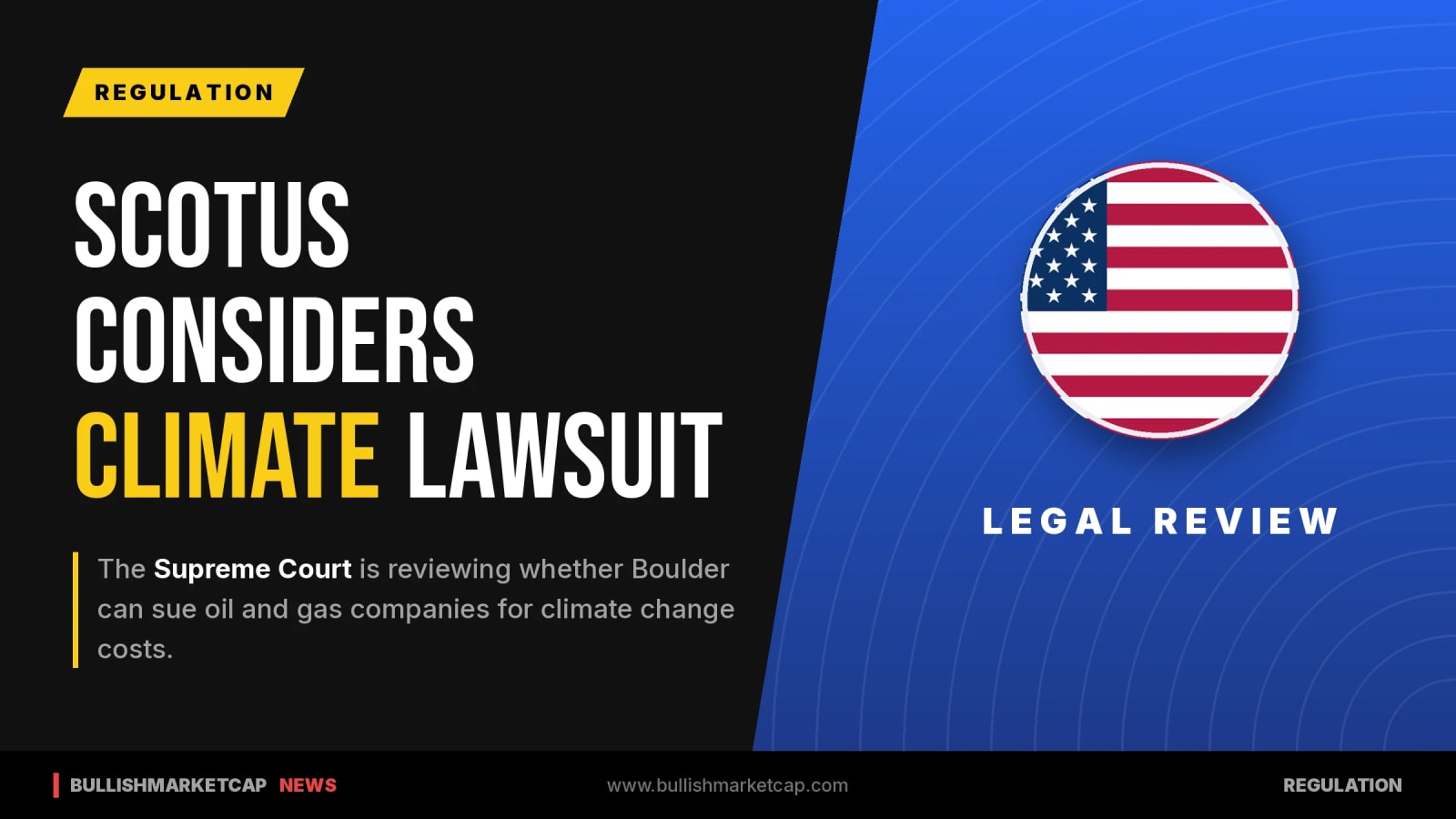 Supreme Court Considers Boulder Climate Change Lawsuit