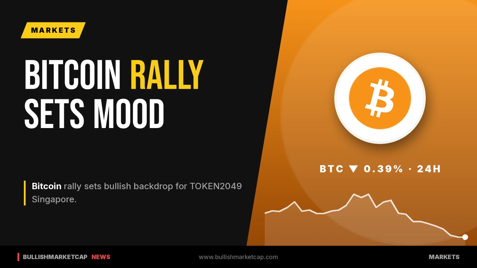 Bitcoin Rally Sets Mood Ahead of TOKEN2049 Singapore