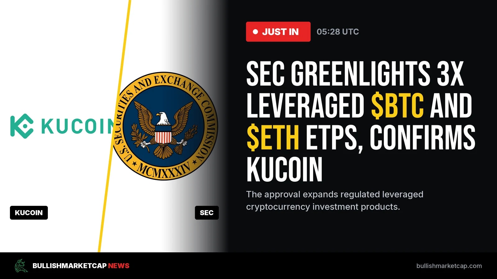 KuCoin Confirms SEC Approval for 3x Bitcoin and Ether ETPs
