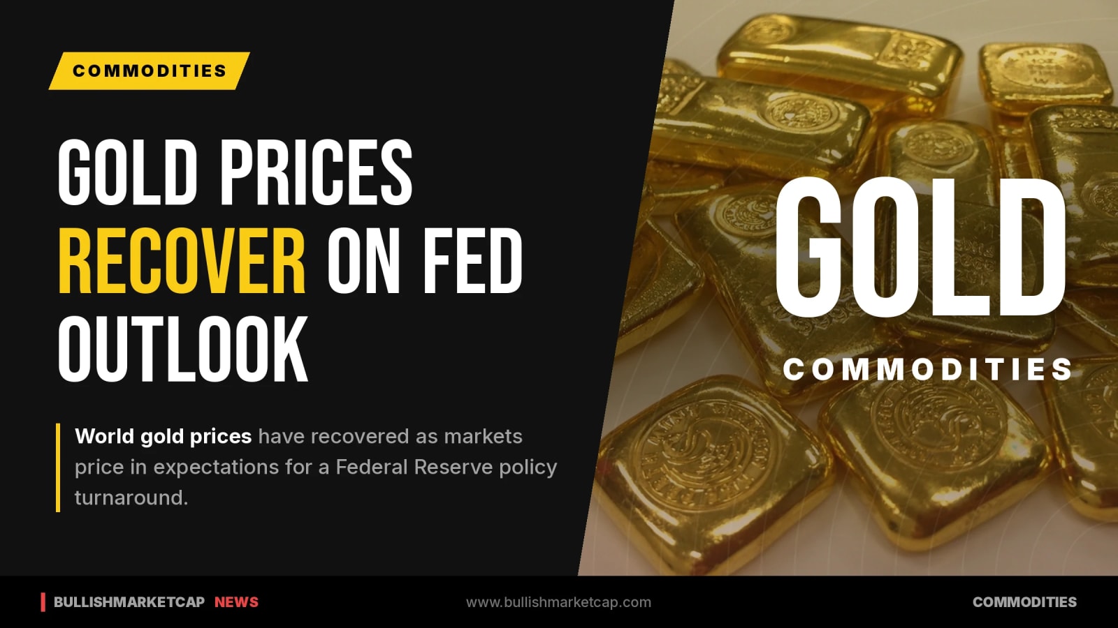 World Gold Prices Recover Amid Federal Reserve Shift Expectations