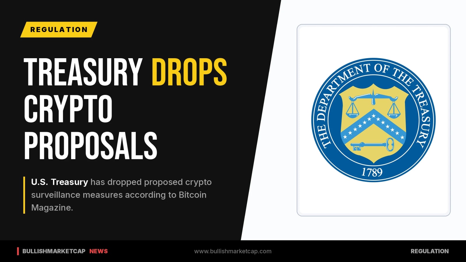 Treasury Drops Crypto Surveillance Proposals