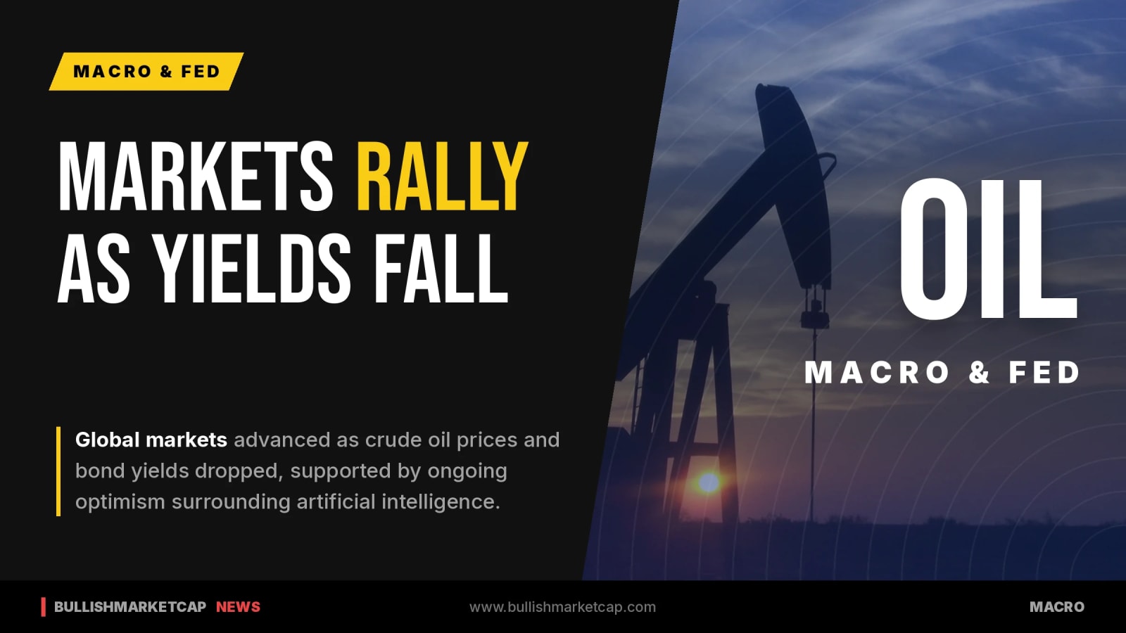 Markets Rally as Oil and Bond Yields Fall