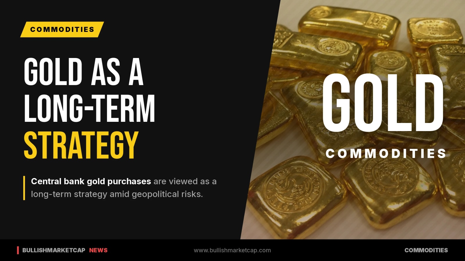 Central Bank Gold Purchases View As Long-Term Geopolitical Strategy