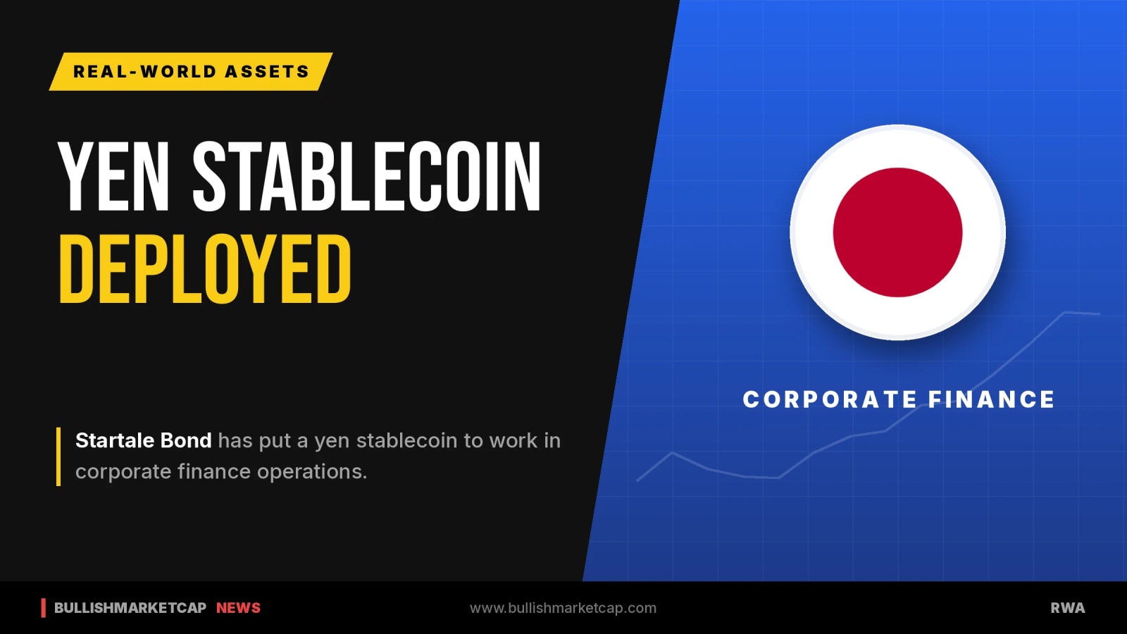 Startale Bond Deploys Yen Stablecoin in Corporate Finance