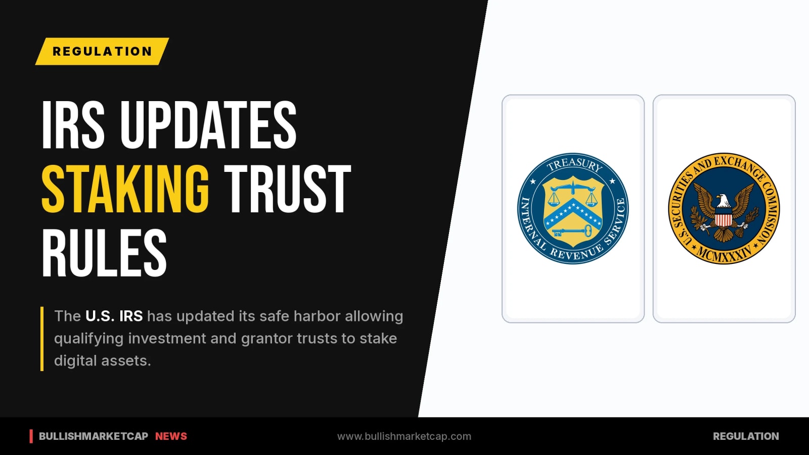IRS Updates Safe Harbor for Proof-of-Stake Trusts