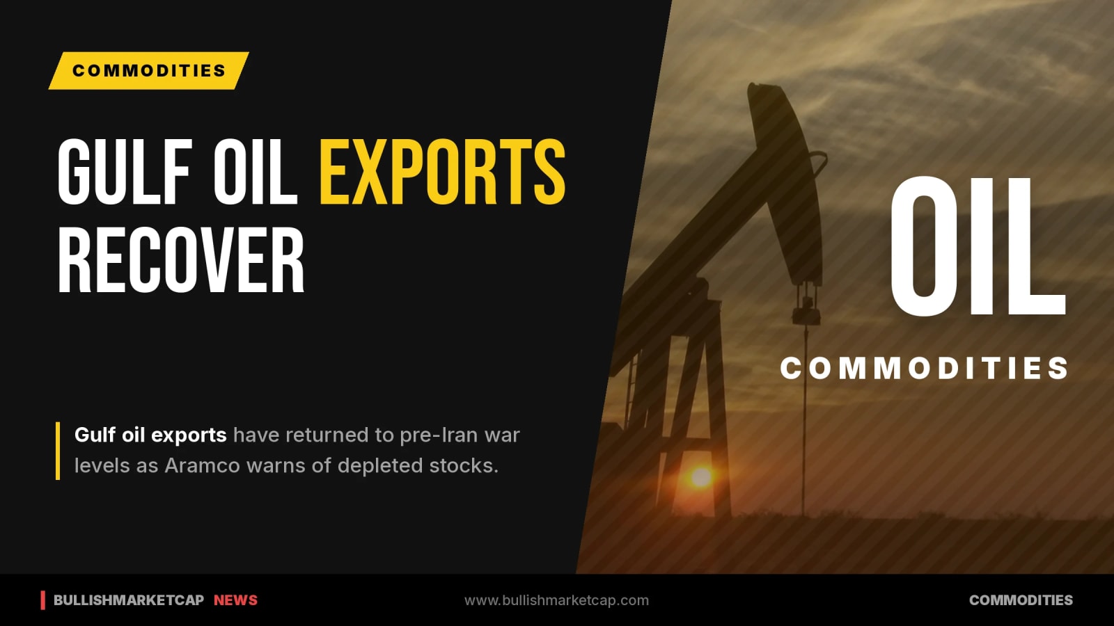 Gulf Oil Exports Recover as Aramco Warns of Stockpiles