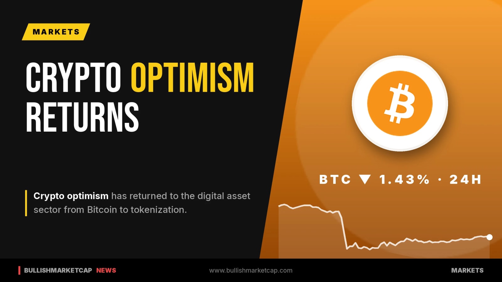 Crypto Optimism Returns From Bitcoin To Tokenization