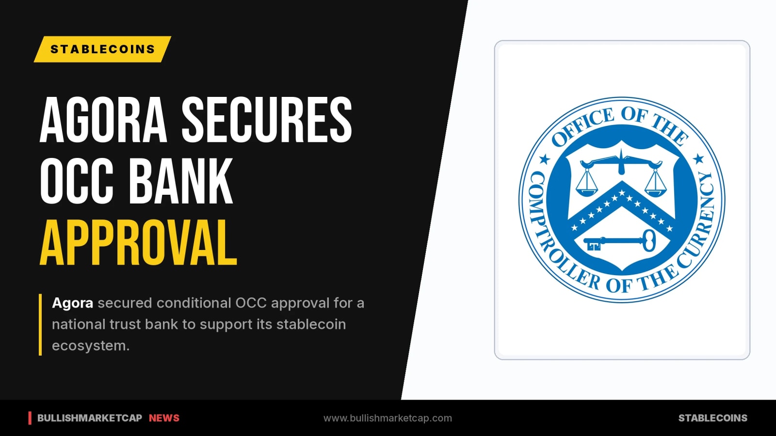 Agora Secures OCC Approval for National Trust Bank