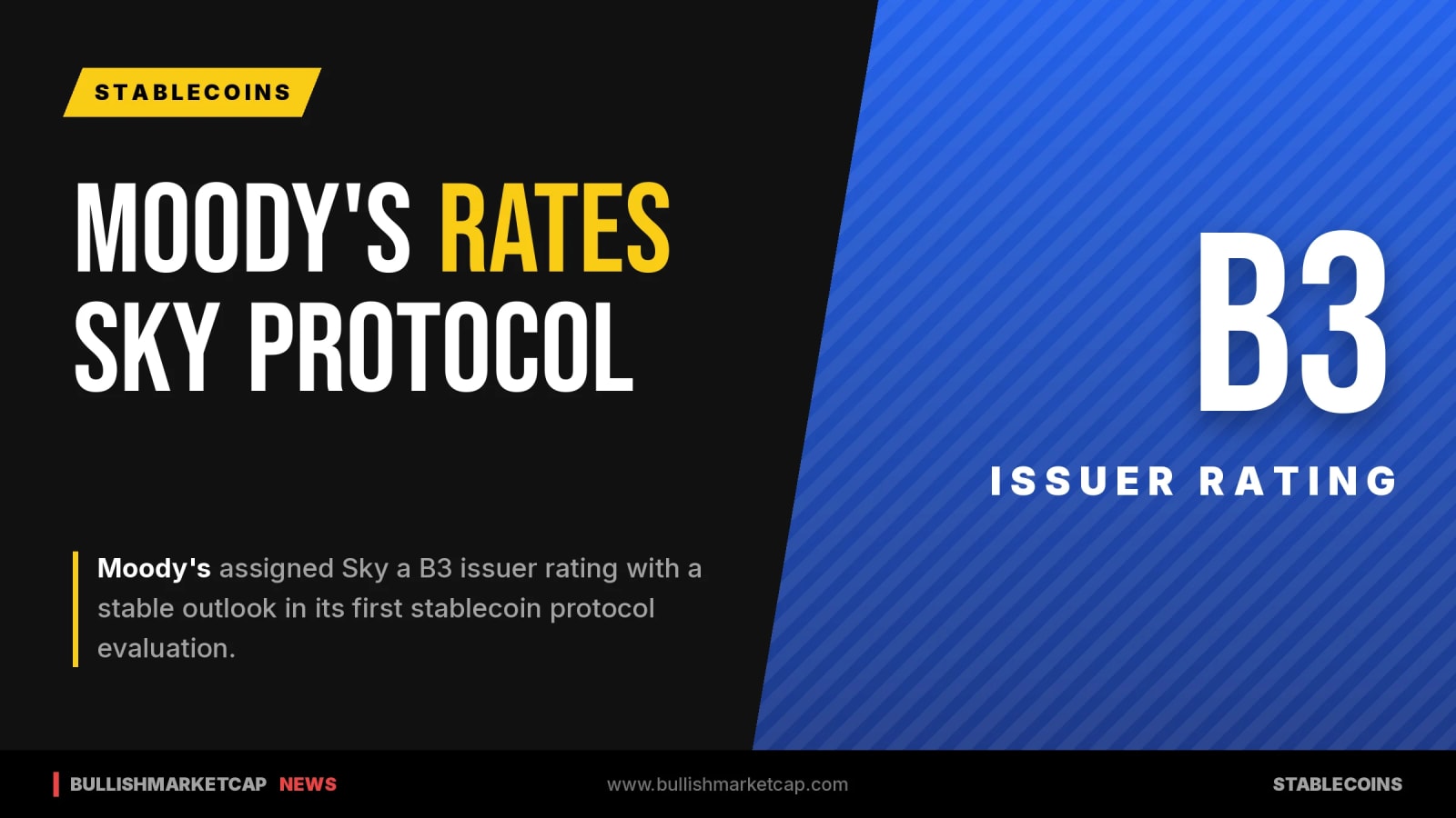 Moody’s Assigns Sky Protocol B3 Rating
