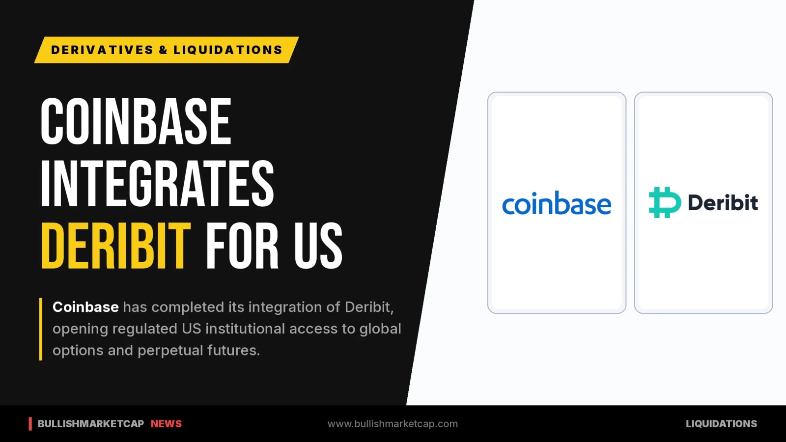Coinbase Integrates Deribit to Bring Derivatives to US