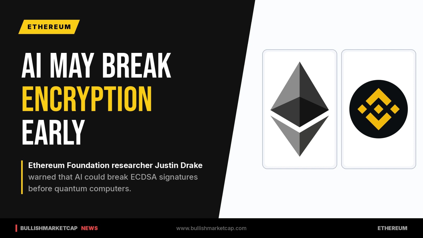 Ethereum Researcher Warns AI May Crack Encryption First
