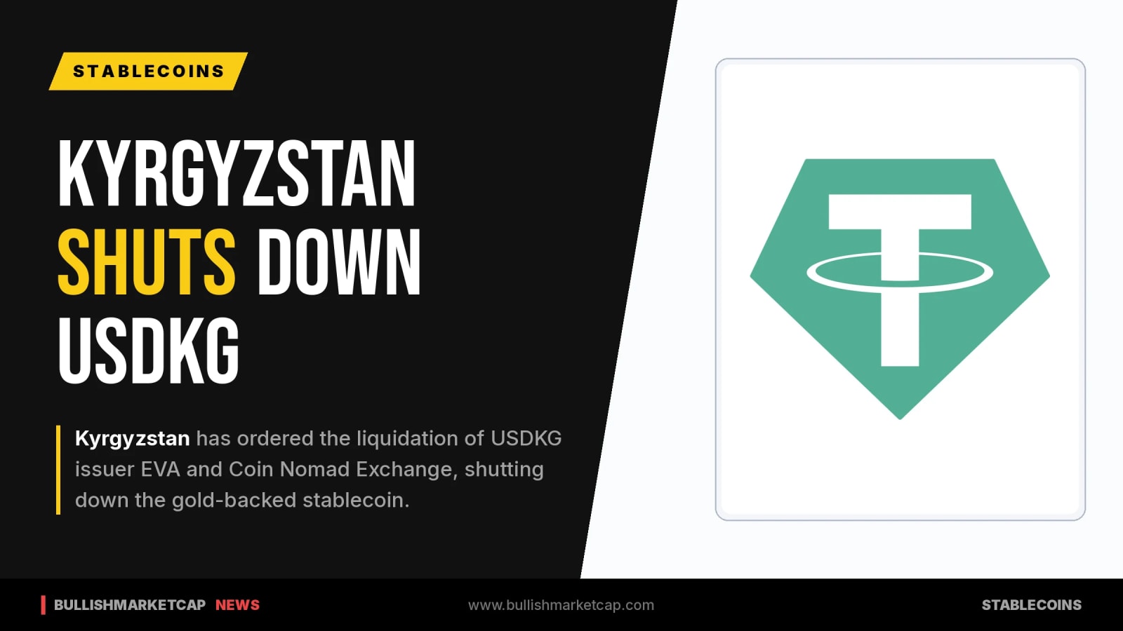 Kyrgyzstan Shuts Down $50M Gold-Backed USDKG Stablecoin