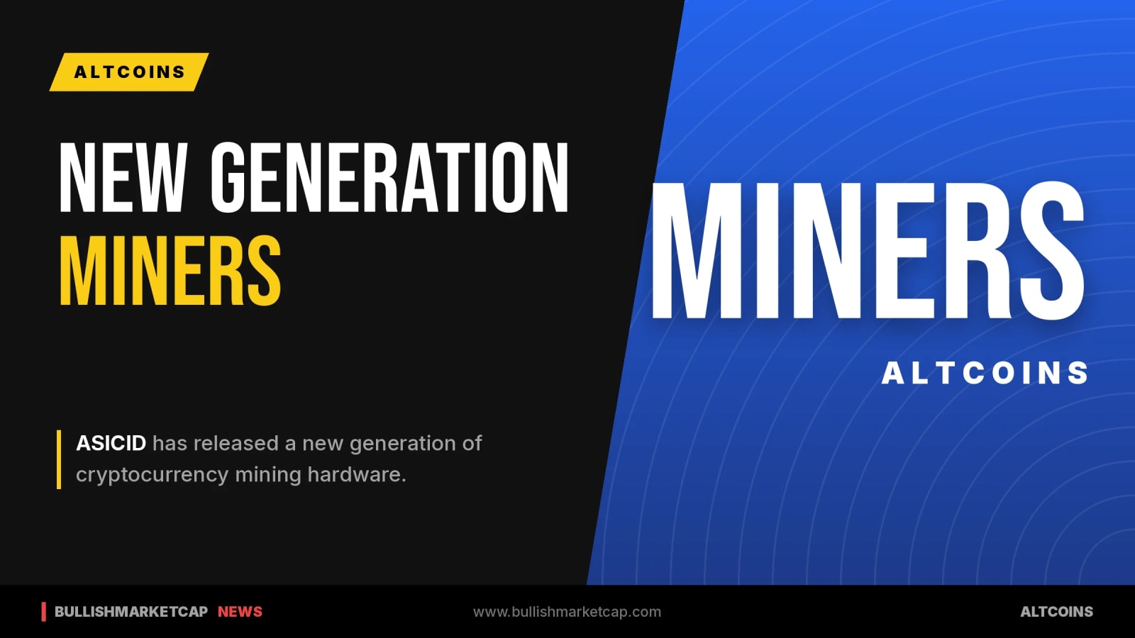 ASICID Releases New Generation of Crypto Miners