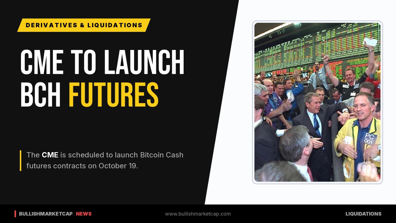 CME to Launch Bitcoin Cash Futures on October 19