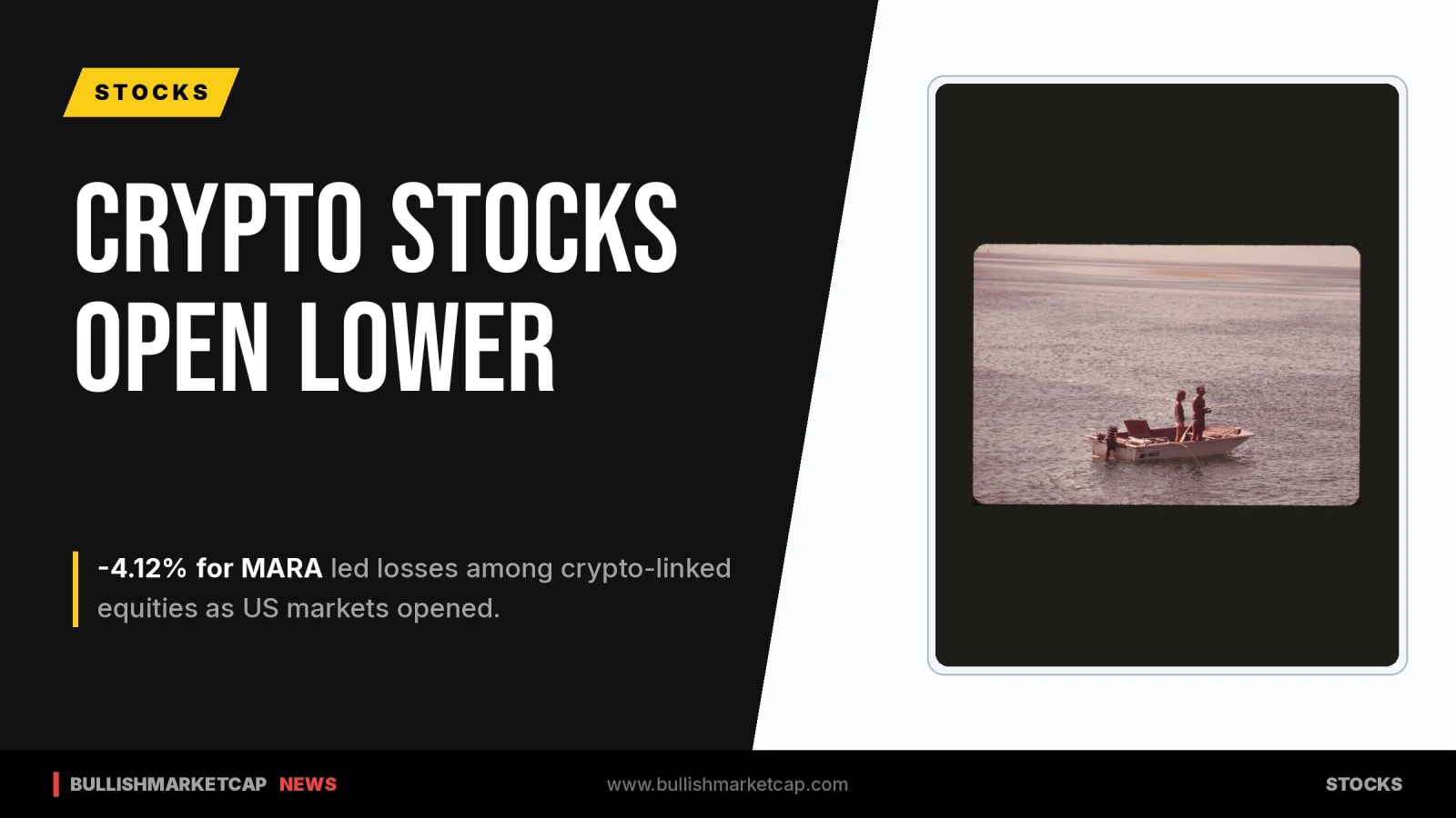 MARA Leads Crypto Stocks Lower at US Market Open