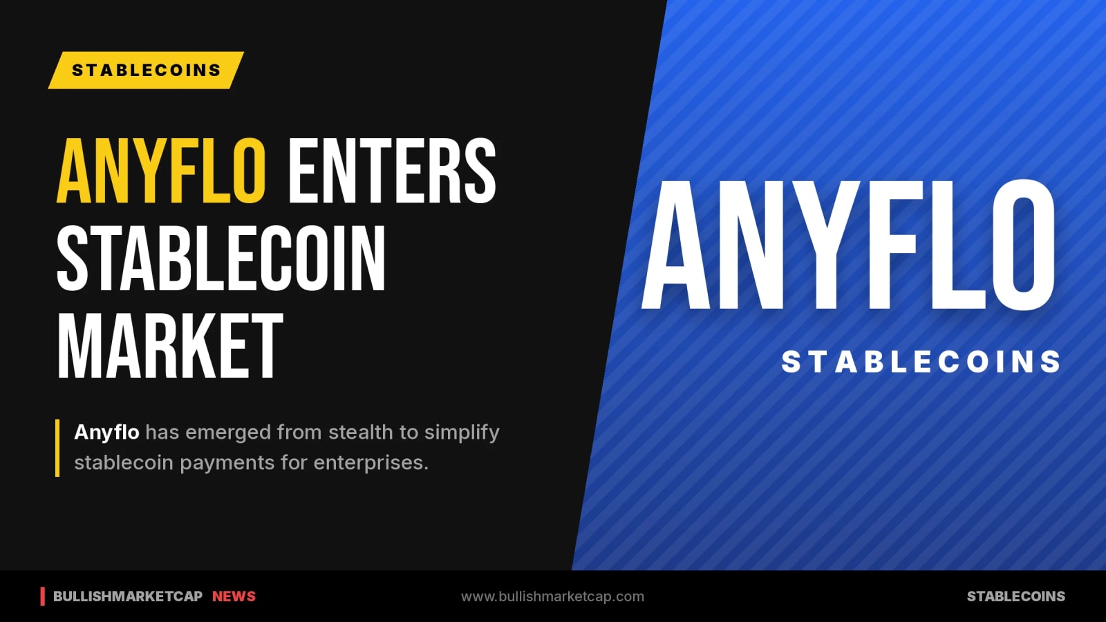 Anyflo Emerges from Stealth to Simplify Stablecoin Payments