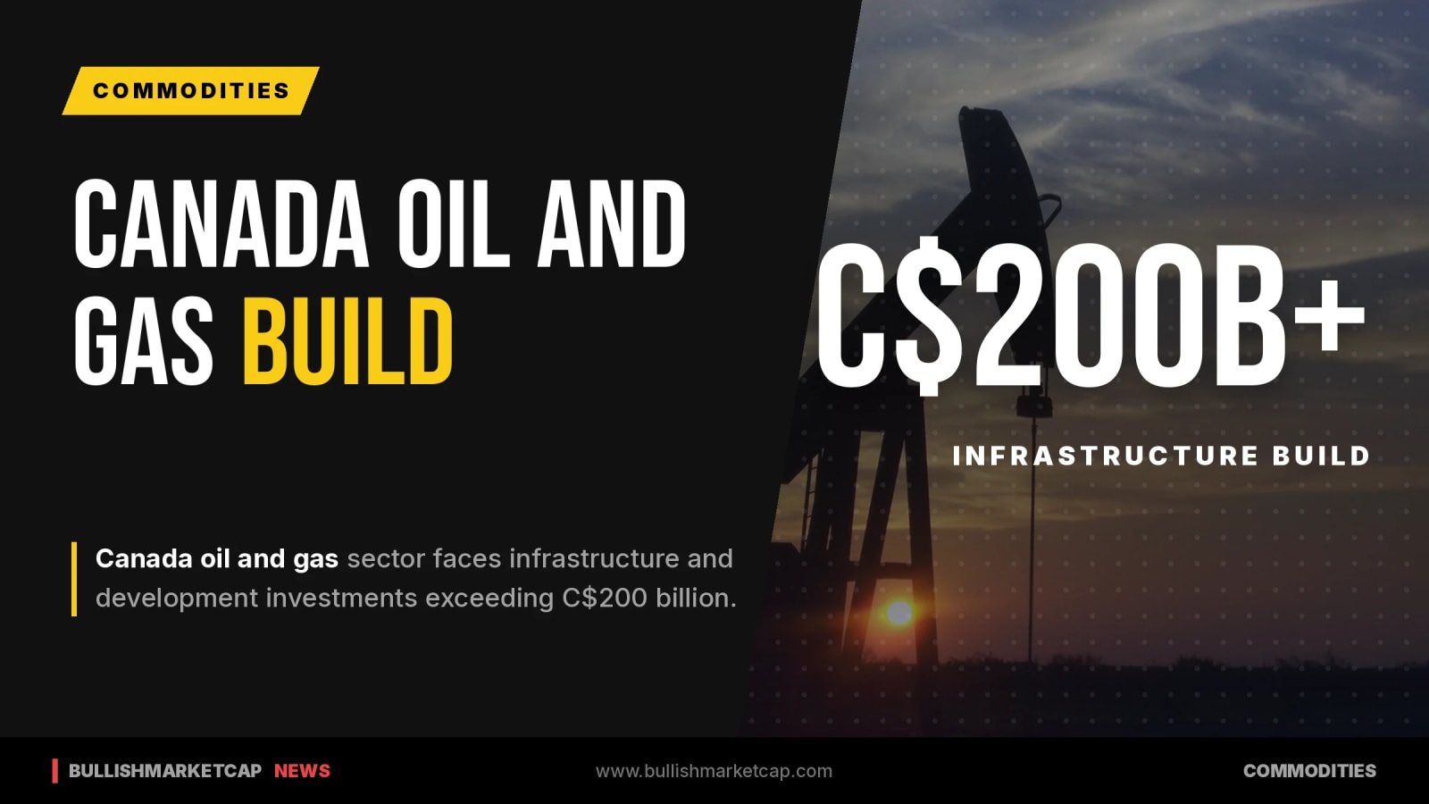 Canada Oil And Gas Sector Faces C$200bn+ Build